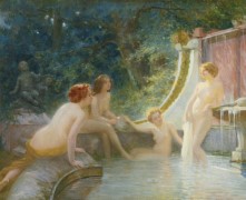 Albert-Auguste Fourie_1854-1896_Young bathers in a fountain.jpg